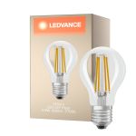 Ledvance Classic LED E27 Poire Filament Claire 5.9W 806lm - 827 Blanc Très Chaud | Équivalent 60W