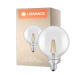Ledvance Classic LED Globe LED E27 Globe Filament Claire 5.9W 806lm - 827 Blanc Très Chaud | Équivalent 60W