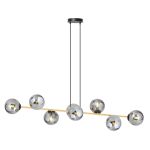 Emibig Suspension Luminaire Gravity Acier Noir | Convient pour 8x E14 - Max 10W