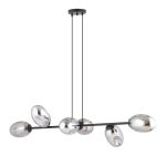 Emibig Suspension Luminaire Pandora Acier Noir | Convient pour 6x E14 - Max 10W