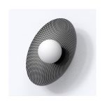 Emibig Applique Murale Vibez Acier Noir | Convient pour 1x G9 - Max 8W