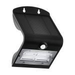 Eglo Applique Murale Lamozzo Solar Noir 3W 440lm - 830-840 CCT | IP54 - Détecteur de Mouvement et de Lumière