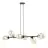 Emibig Suspension Luminaire Pandora Acier Noir | Convient pour 6x E14 - Max 10W