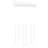 Emibig Suspension Luminaire Selter Acier Blanc | Convient pour 6x G9 - Max 8W