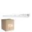 Lot 10x Ledvance Réglette LED Étanche Imperméable 46W 6400lm - 840 Blanc Froid | 150cm