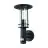 Eglo Applique Murale Lisio 1 Acier Inoxydable Noir | IP44 - Convient pour 1x E27 - Détecteur De Mouvement