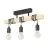 Eglo Plafonnier Townshend Acier Bois Noir Brun | IP20 - Convient pour 3x E27 