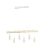 Eglo Suspension Luminaire Townshend Acier Blanc Bois | IP20 - Convient pour 6x E27 