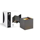 D'Lite Applique Murale Elingen Noir Up & Down 4.9W 480lm - 830 Blanc Chaud | IP65