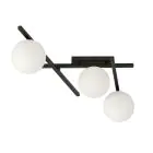 Emibig Plafonnier Smart Acier Noir | Convient pour 3x E14 - Max 10W